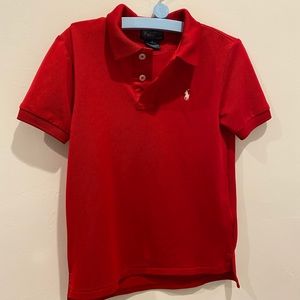 Polo by Ralph Lauren Shirts & Tops - Boys Red Polo light weight collared shirt Polo by Ralph Lauren Shirts & Tops - Boys Red Polo light weight collared shirt